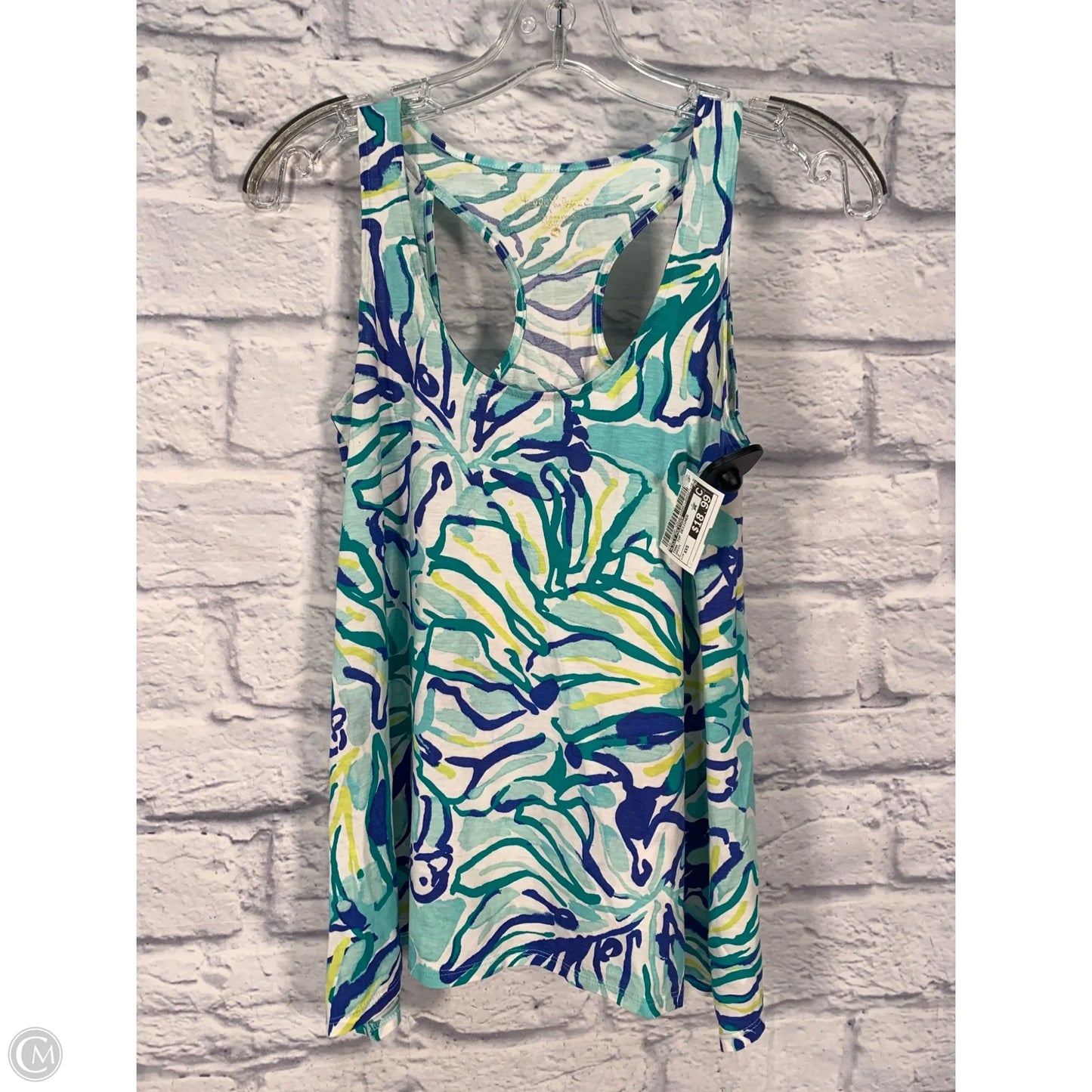 Tank Top Designer By Lilly Pulitzer In Green, Size: Xxs