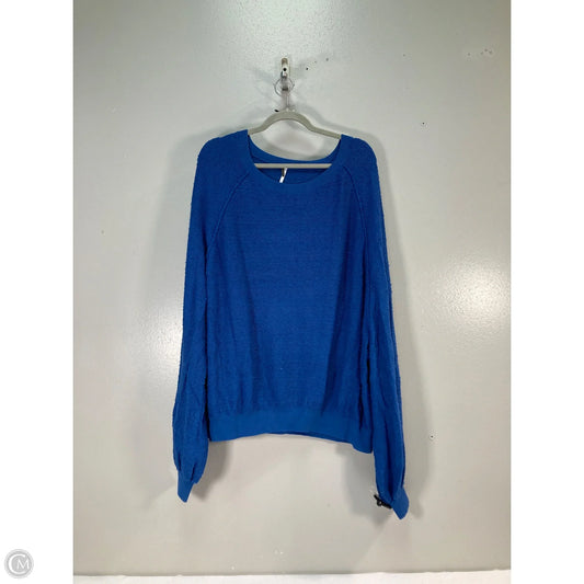 Sweater By Free People In Blue, Size: L