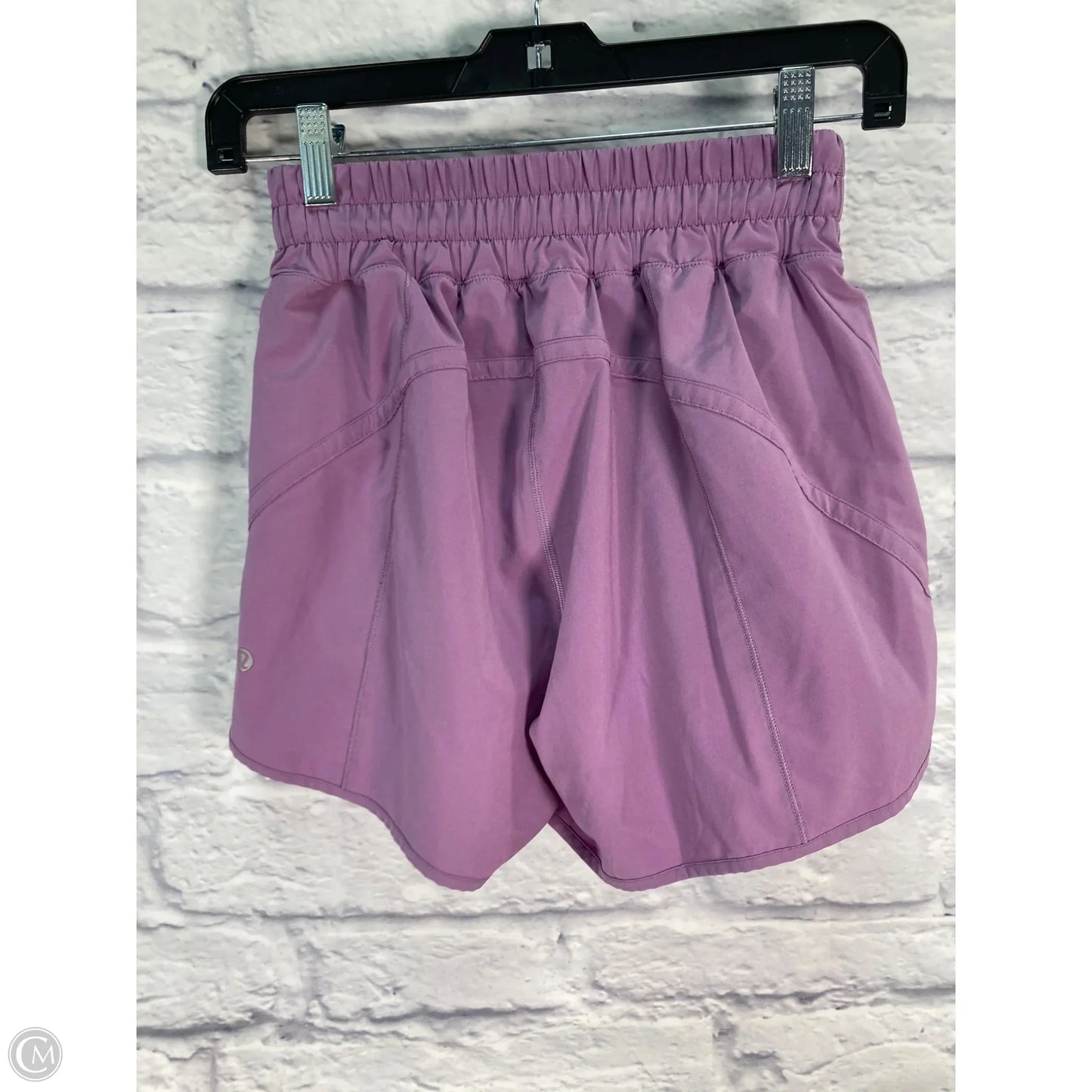 Athletic Shorts By Lululemon In Purple, Size: 4