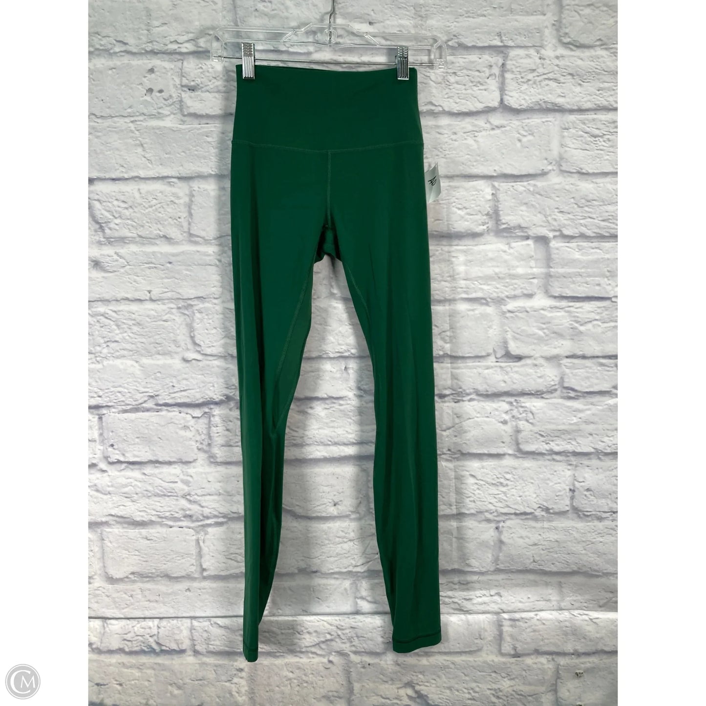 Athletic Leggings By Lululemon In Green, Size: 0