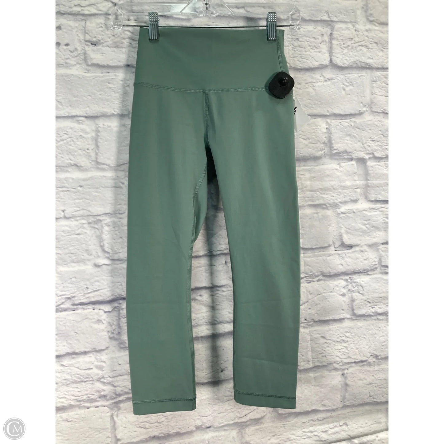 Athletic Capris By Lululemon In Green, Size: 4