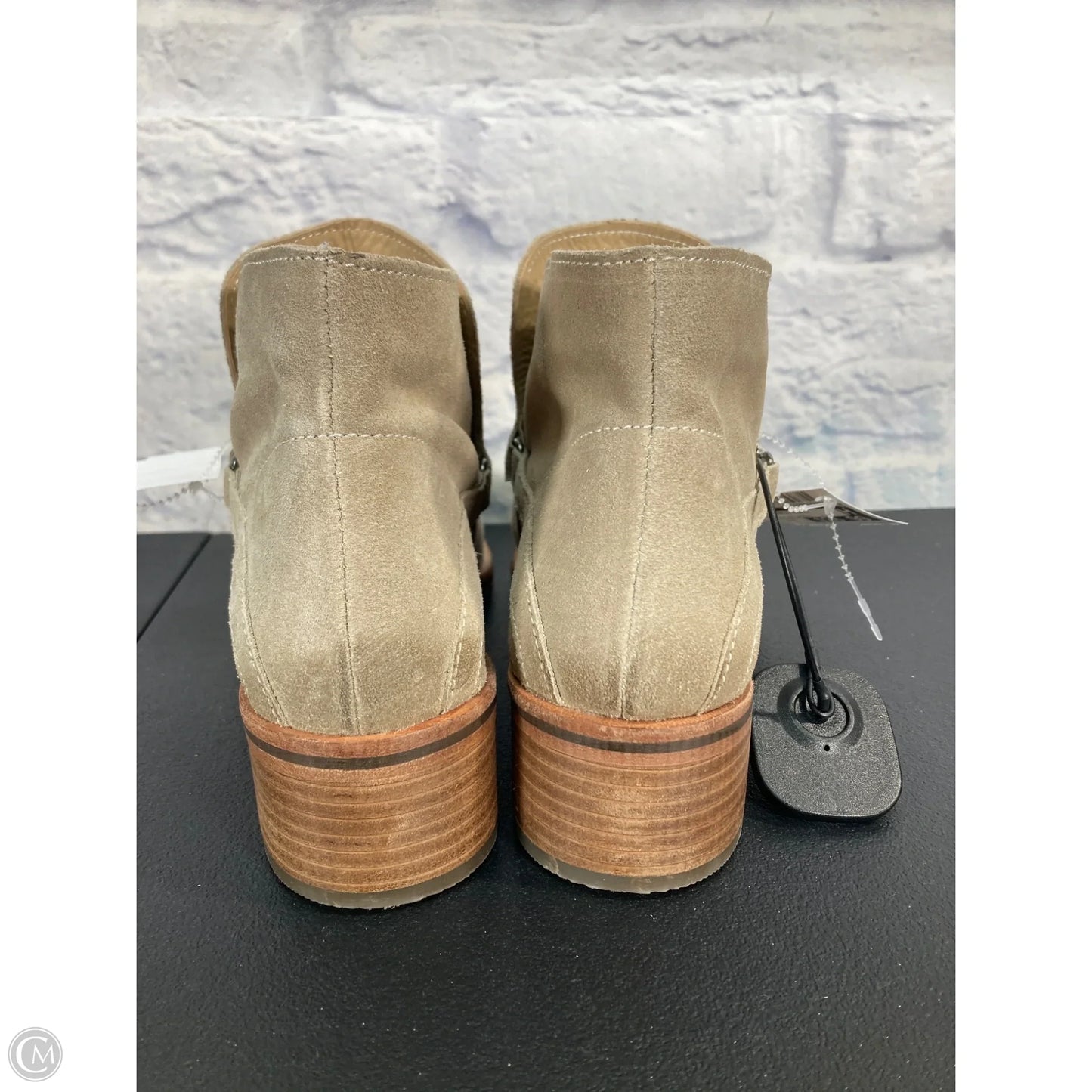 Boots Ankle Heels By Diba In Beige, Size: 8.5