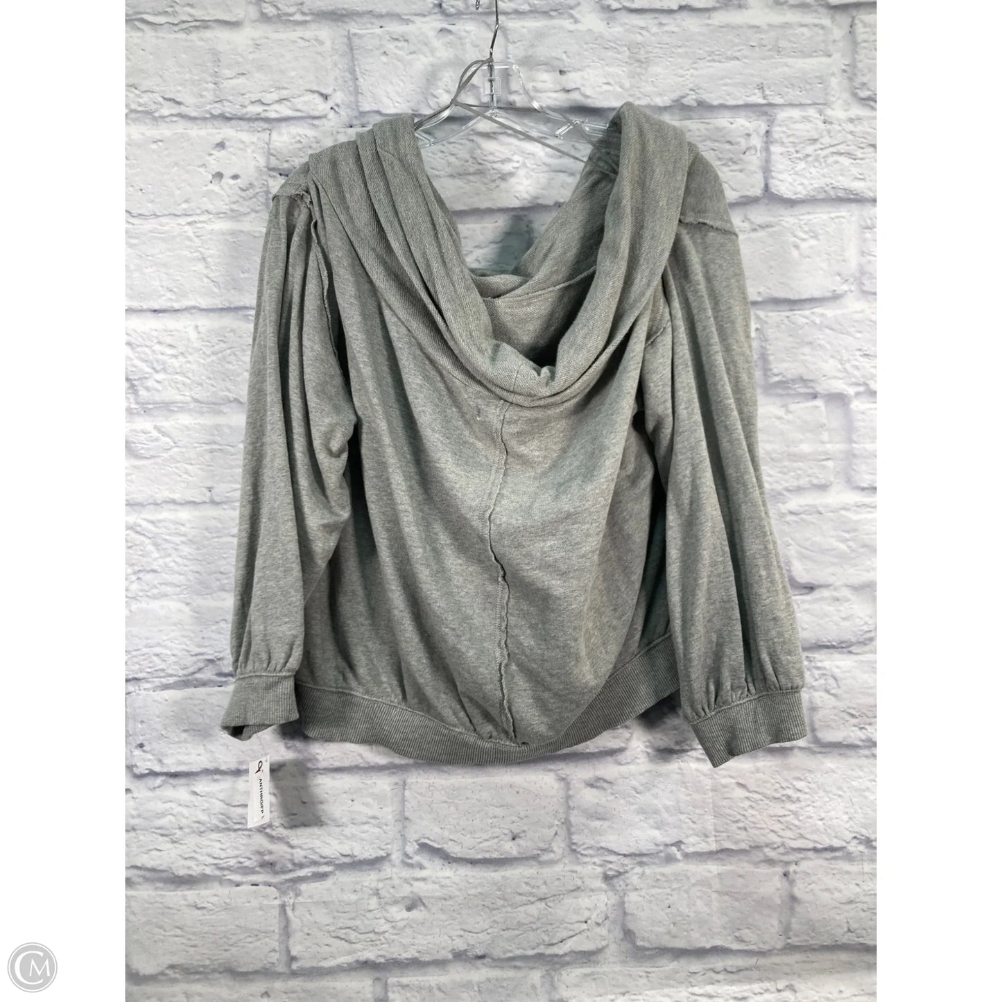 Sweatshirt Crewneck By Pilcro In Grey, Size: L