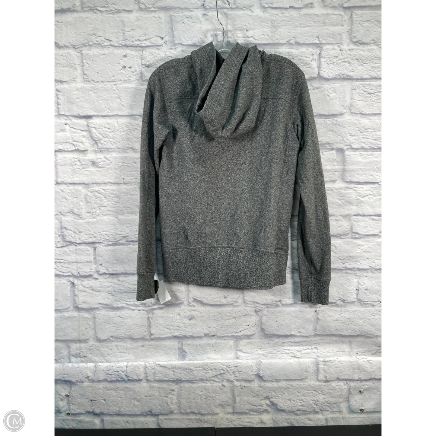 Athletic Jacket By Lululemon In Grey, Size: S