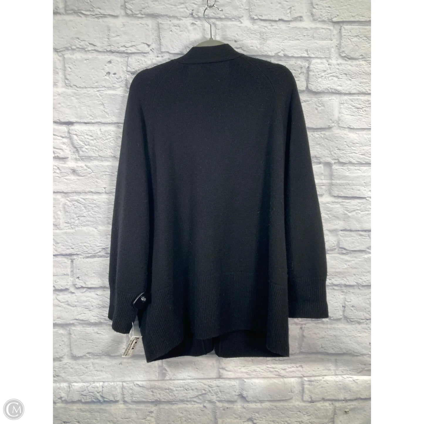Sweater Cardigan By Clothes Mentor In Black, Size: L
