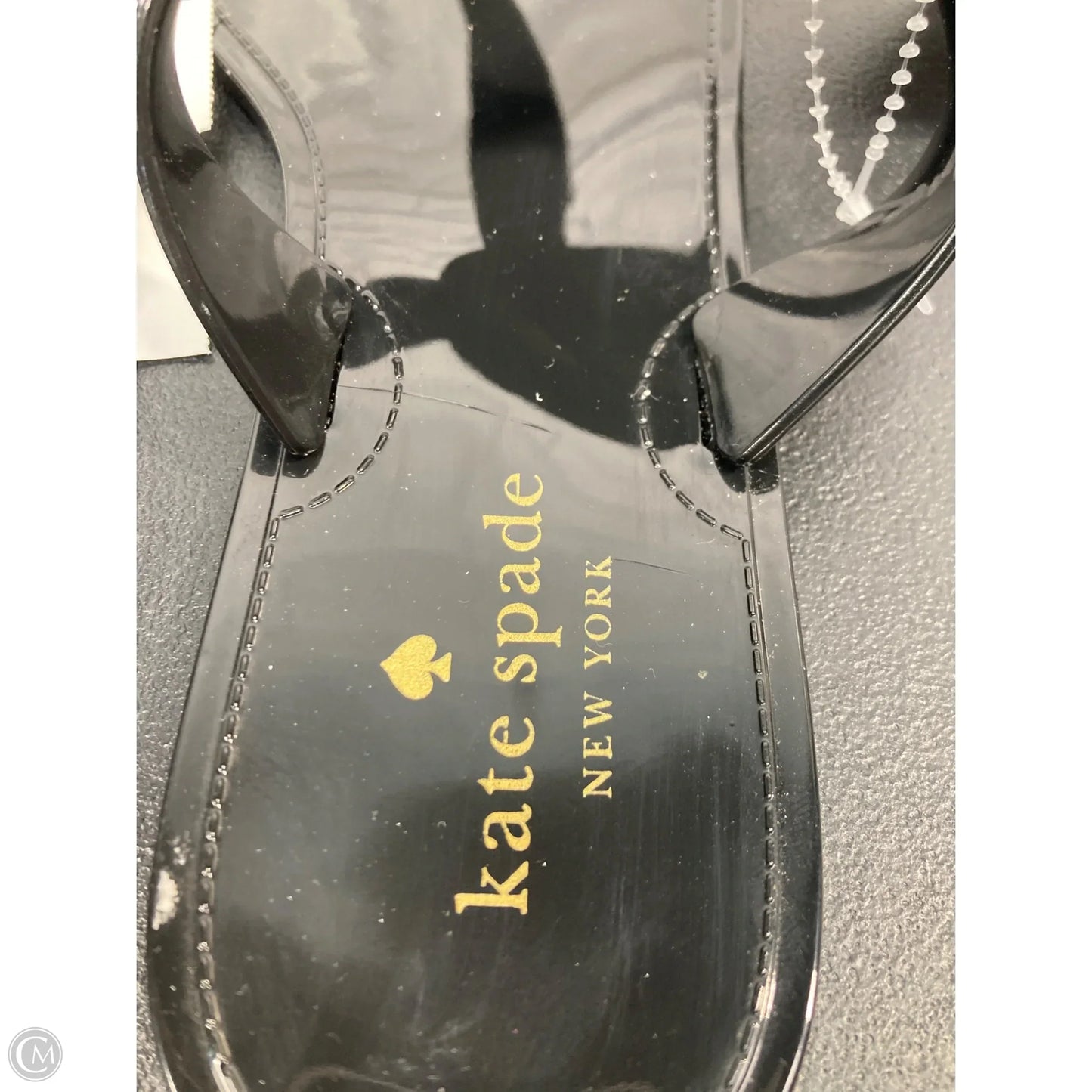 Sandals Designer By Kate Spade In Black, Size: 8