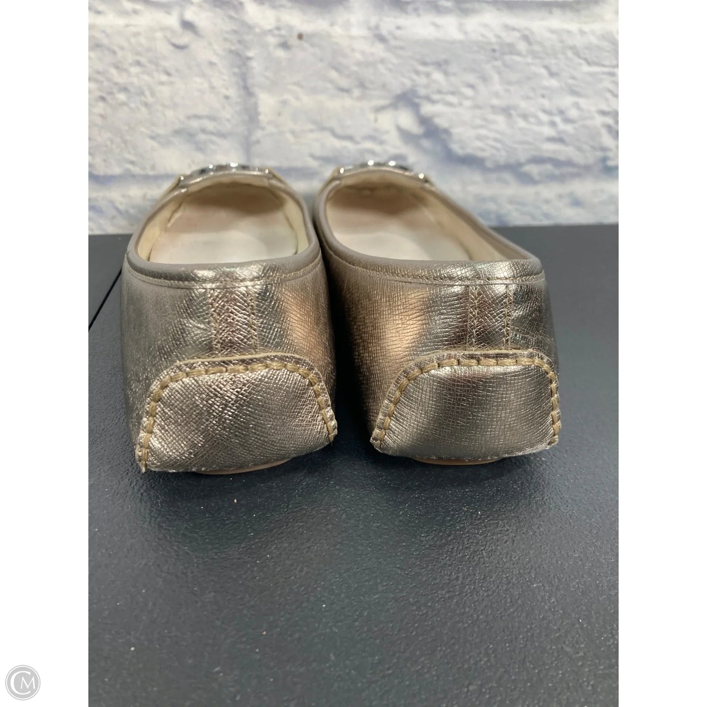 Shoes Flats By Michael By Michael Kors In Gold, Size: 8