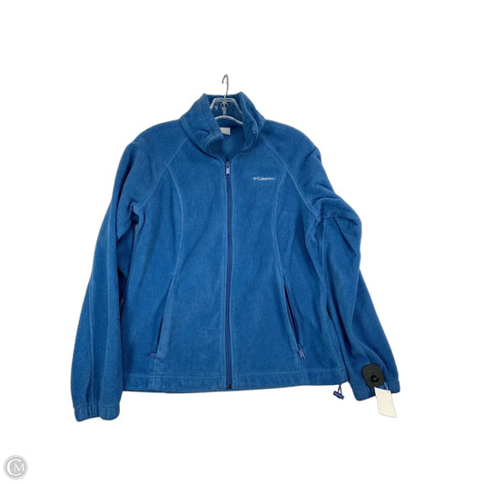 Jacket Fleece By Columbia In Blue, Size: M