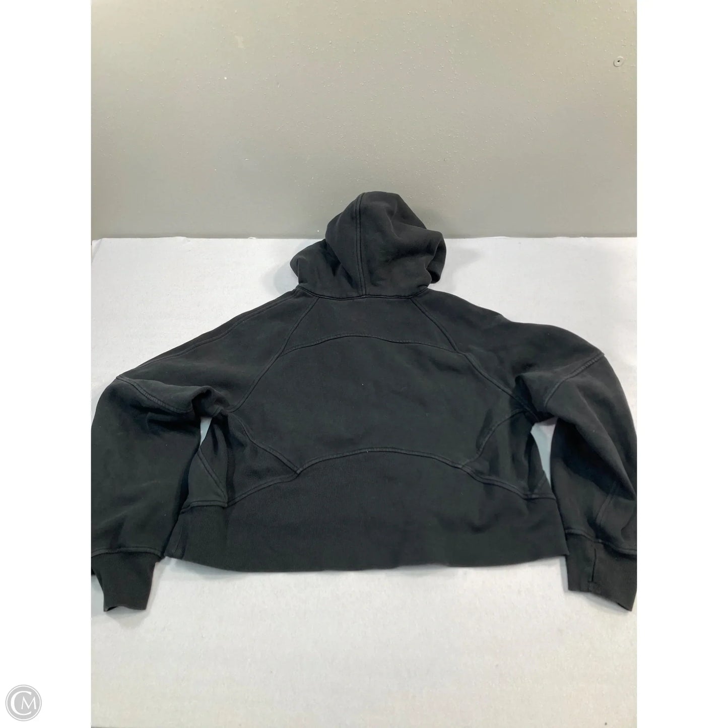 Athletic Jacket By Lululemon In Black, Size: M