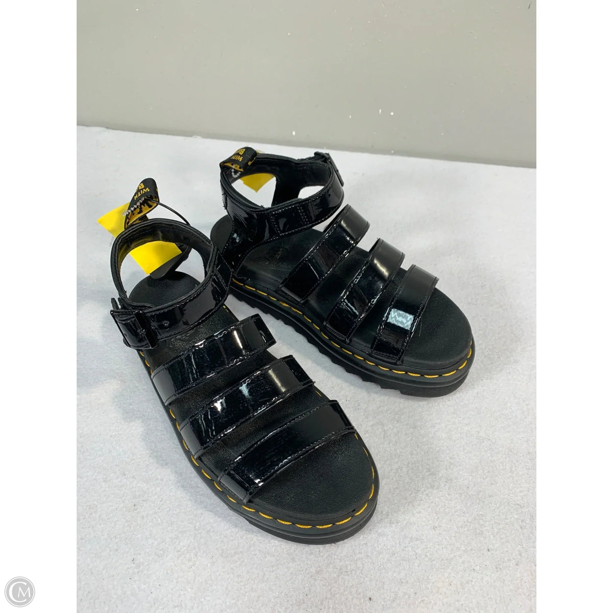 Sandals Designer By Dr Martens In Black, Size: 8
