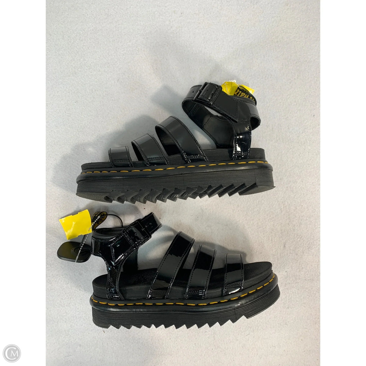 Sandals Designer By Dr Martens In Black, Size: 8