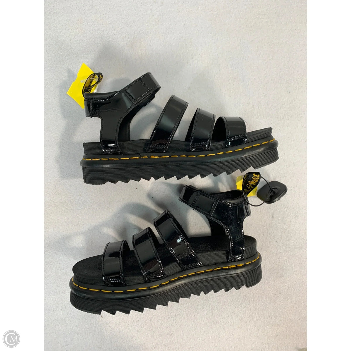 Sandals Designer By Dr Martens In Black, Size: 8