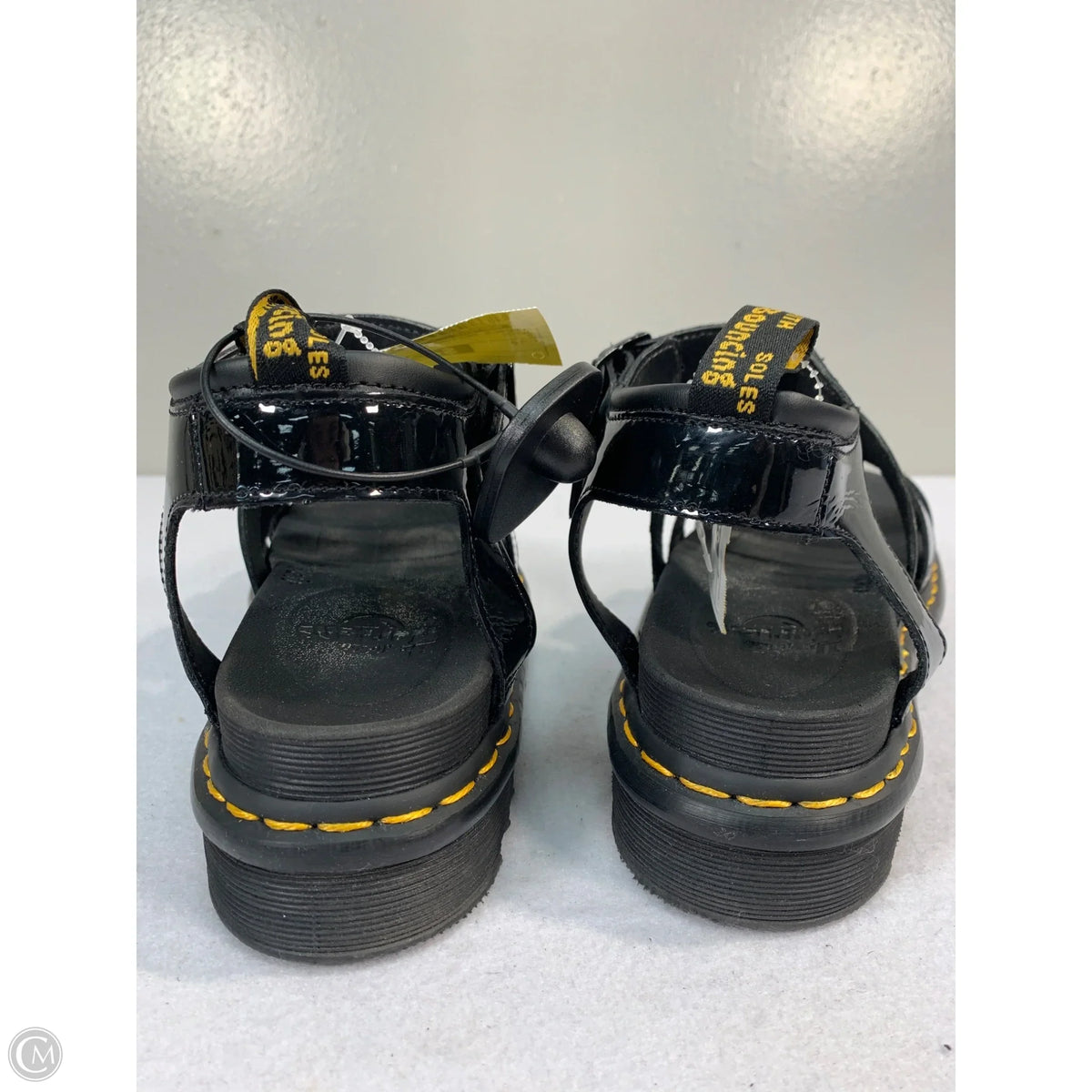 Sandals Designer By Dr Martens In Black, Size: 8