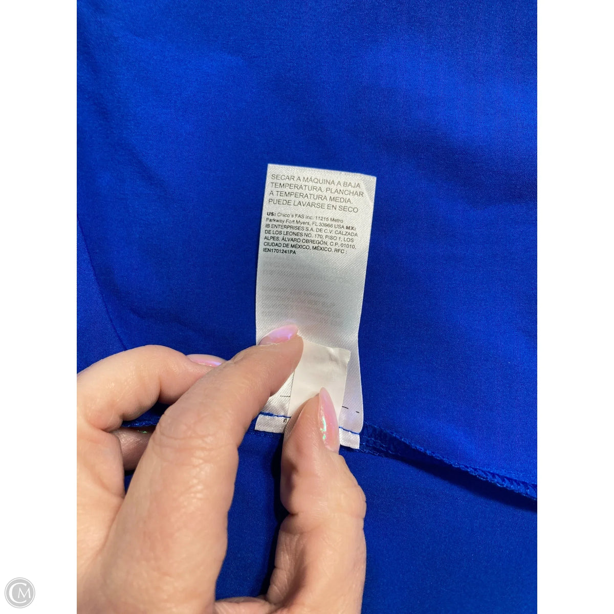 Jacket Other By Chicos In Blue, Size: Xl