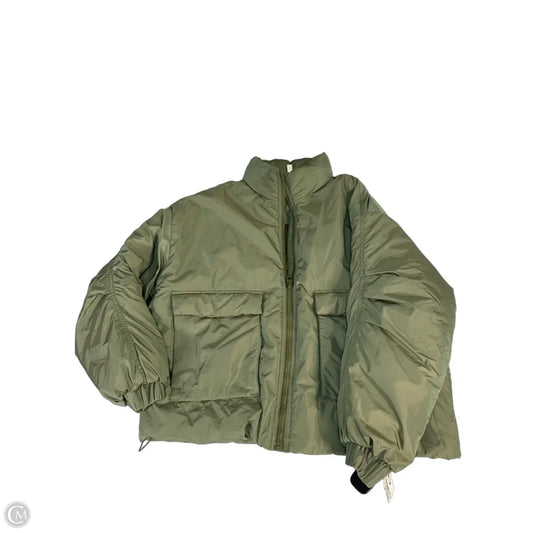 Jacket Puffer & Quilted By Fabletics In Green, Size: M
