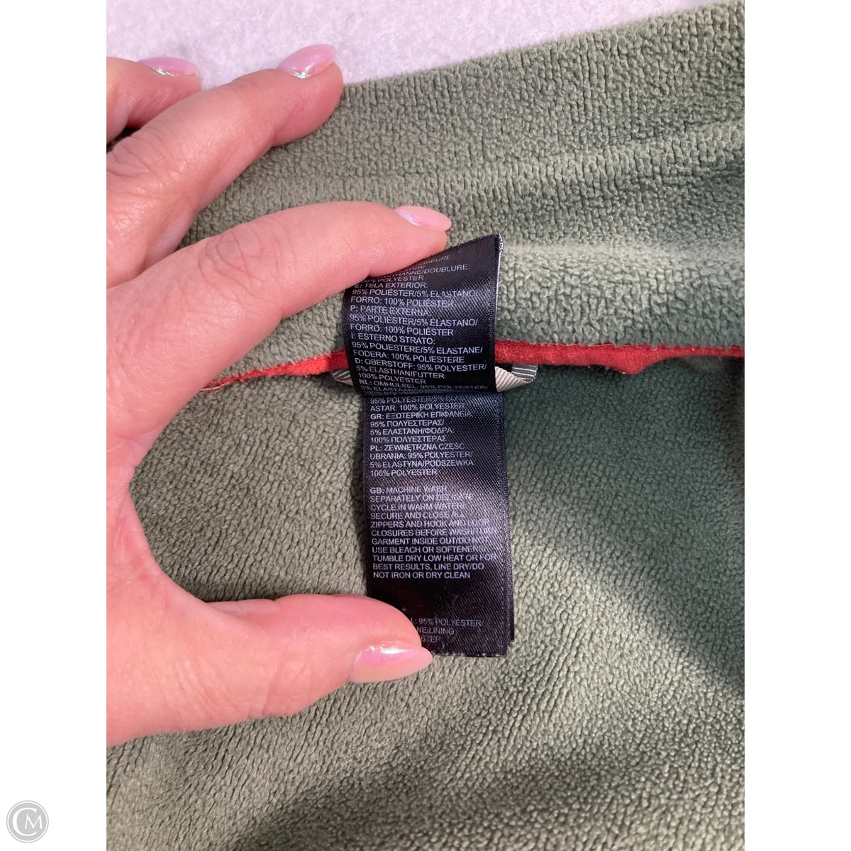 Athletic Jacket By The North Face In Green, Size: L