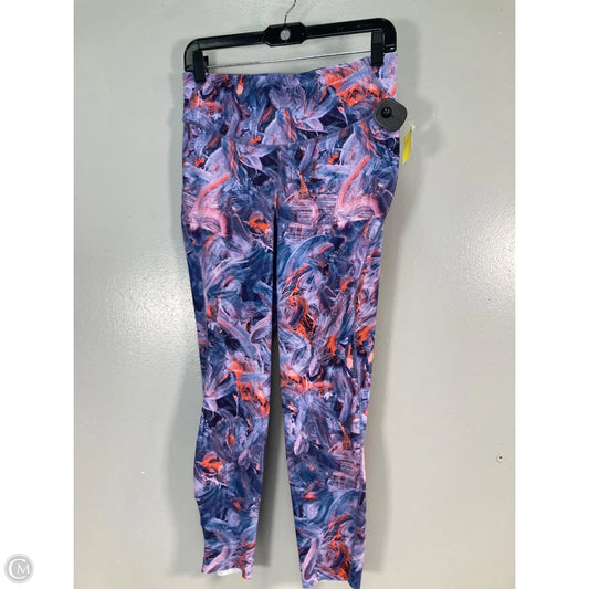 Athletic Leggings By Lululemon In Orange & Purple, Size: 10