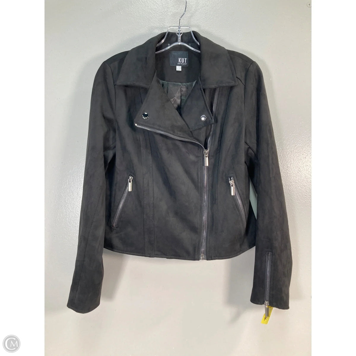 Jacket Moto By Kut In Black, Size: M