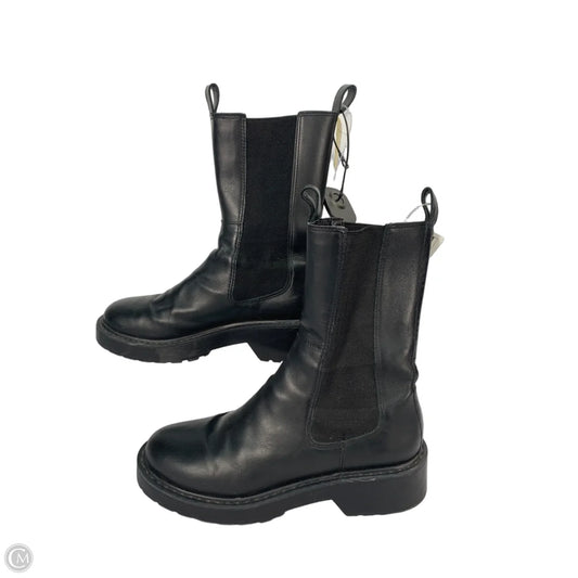 Boots Ankle Heels By Steve Madden In Black, Size: 8.5