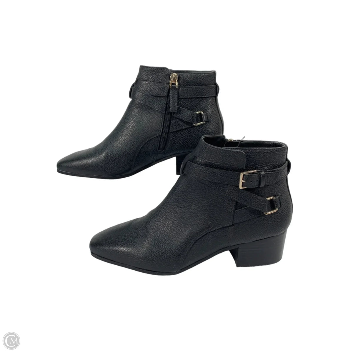 Boots Ankle Heels By Talbots In Black, Size: 8.5