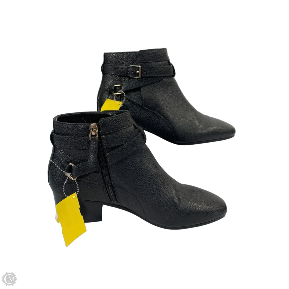 Boots Ankle Heels By Talbots In Black, Size: 8.5