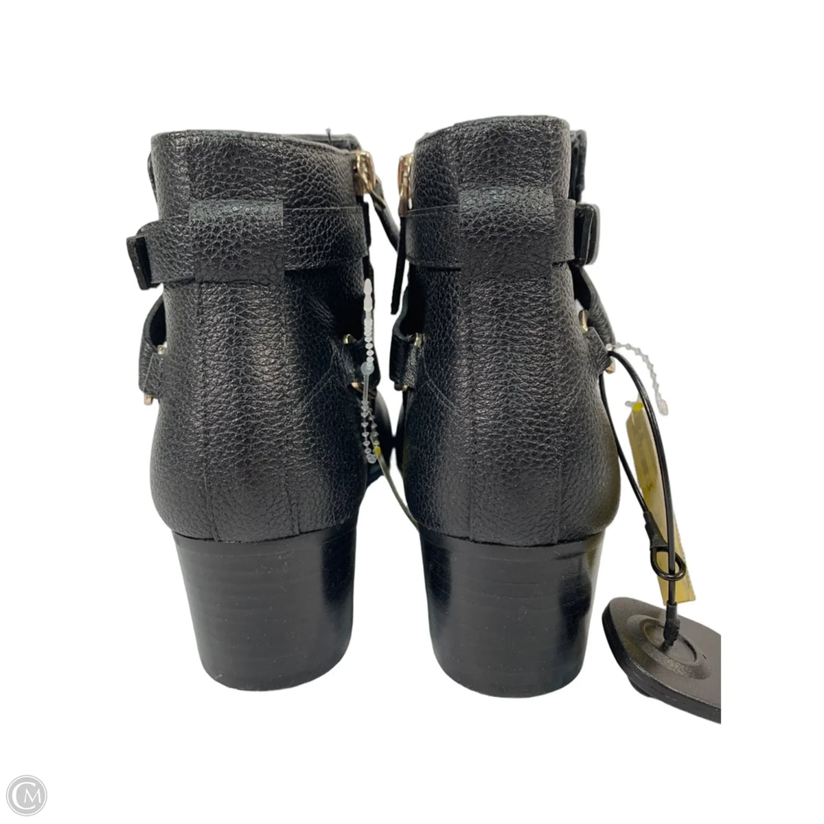 Boots Ankle Heels By Talbots In Black, Size: 8.5
