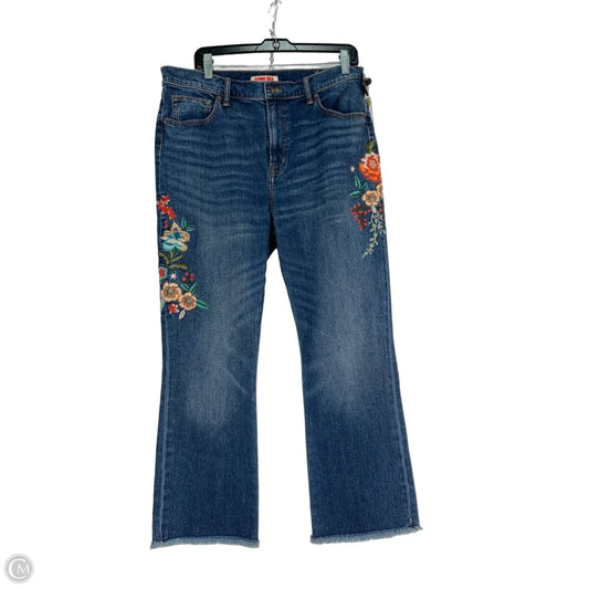 Jeans Designer By Johnny Was In Blue Denim, Size: 14