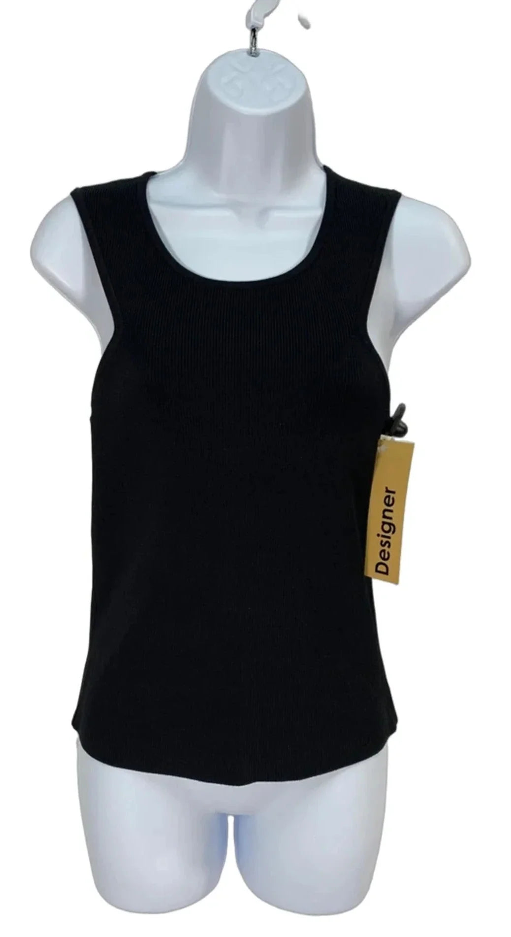 Top Sleeveless Designer By Milly In Black, Size: S