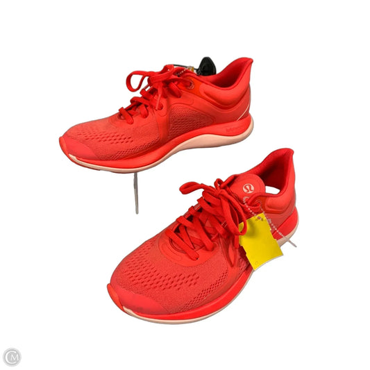 Shoes Sneakers By Lululemon In Coral, Size: 7.5