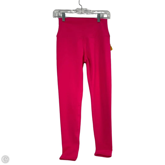 Athletic Leggings By Alo In Pink, Size: S