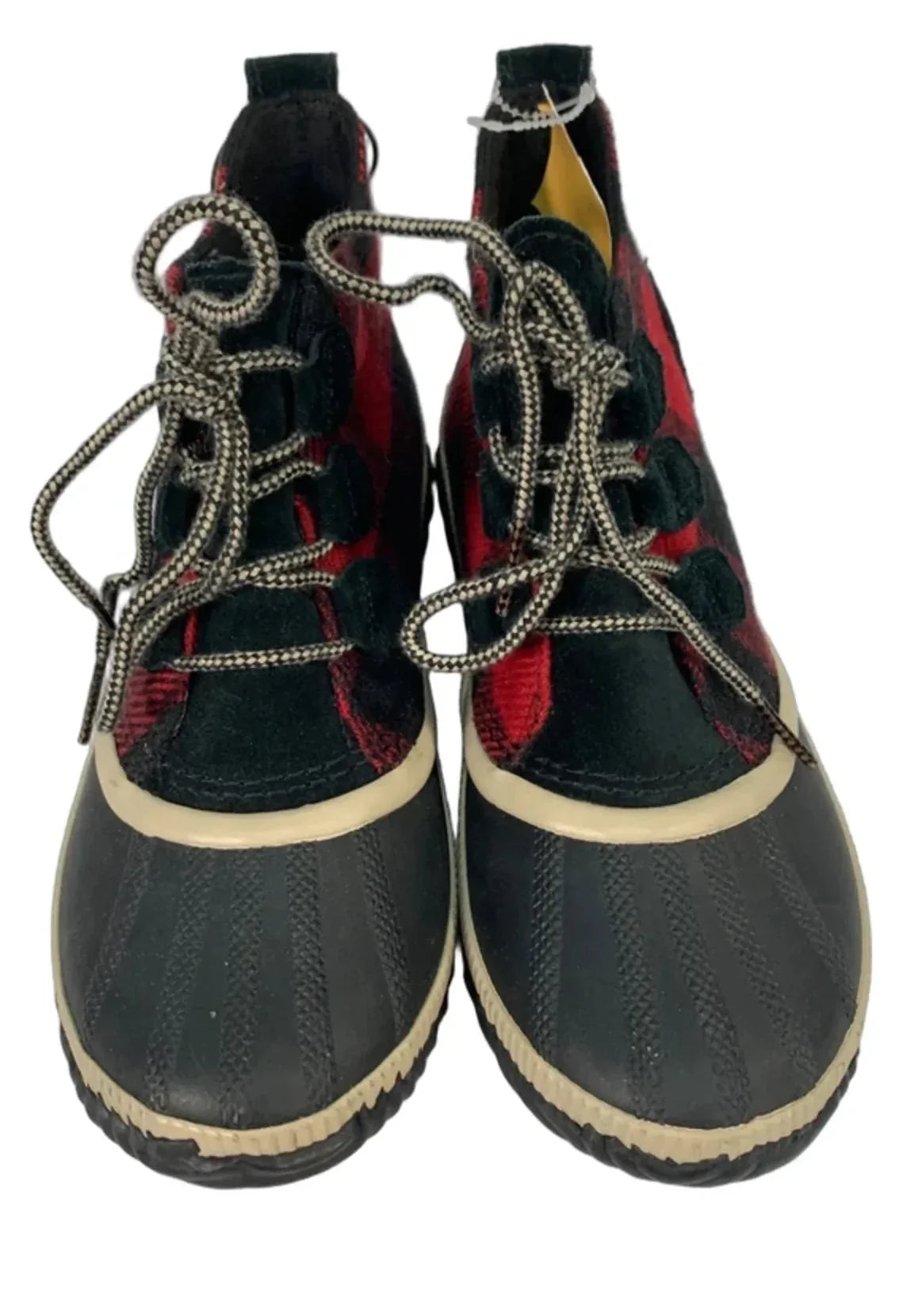Boots Rain By Sorel In Black & Red, Size: 8.5