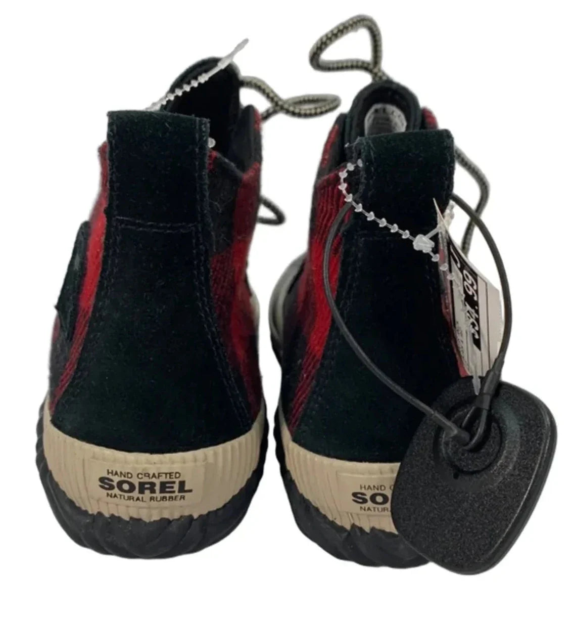 Boots Rain By Sorel In Black & Red, Size: 8.5