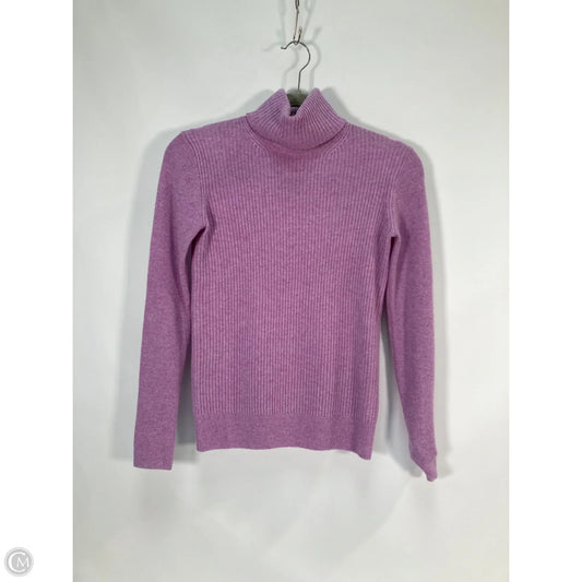 Sweater Cashmere By J. Crew In Purple, Size: Xxs