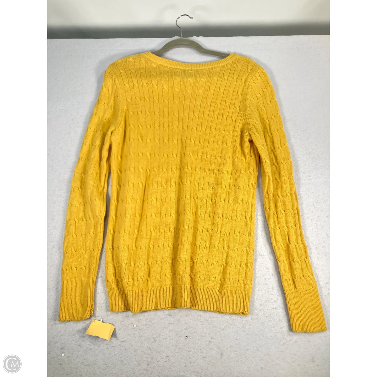 Sweater By Talbots In Yellow, Size: L