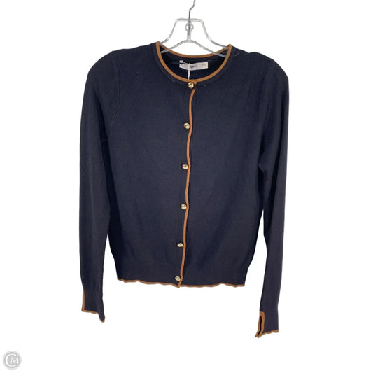 Sweater Cardigan By Mng In Navy, Size: S