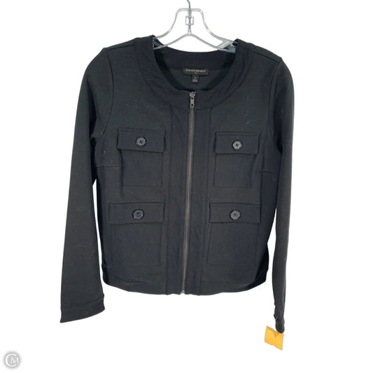 Jacket Shirt By Banana Republic In Black, Size: S