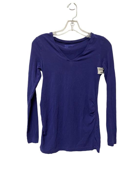 Maternity Athletic Top Long Sleeve By Gap  Size: S