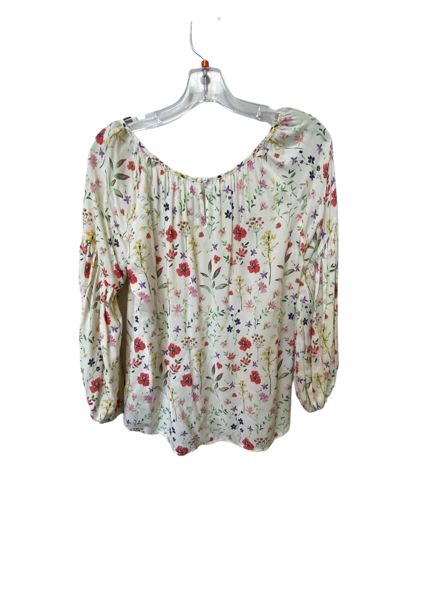 Top 3/4 Sleeve By Velvet In Floral Print, Size: Xs