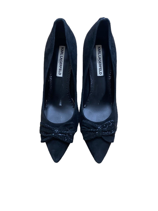 Shoes Heels Stiletto By Karl Lagerfeld In Black, Size: 9.5