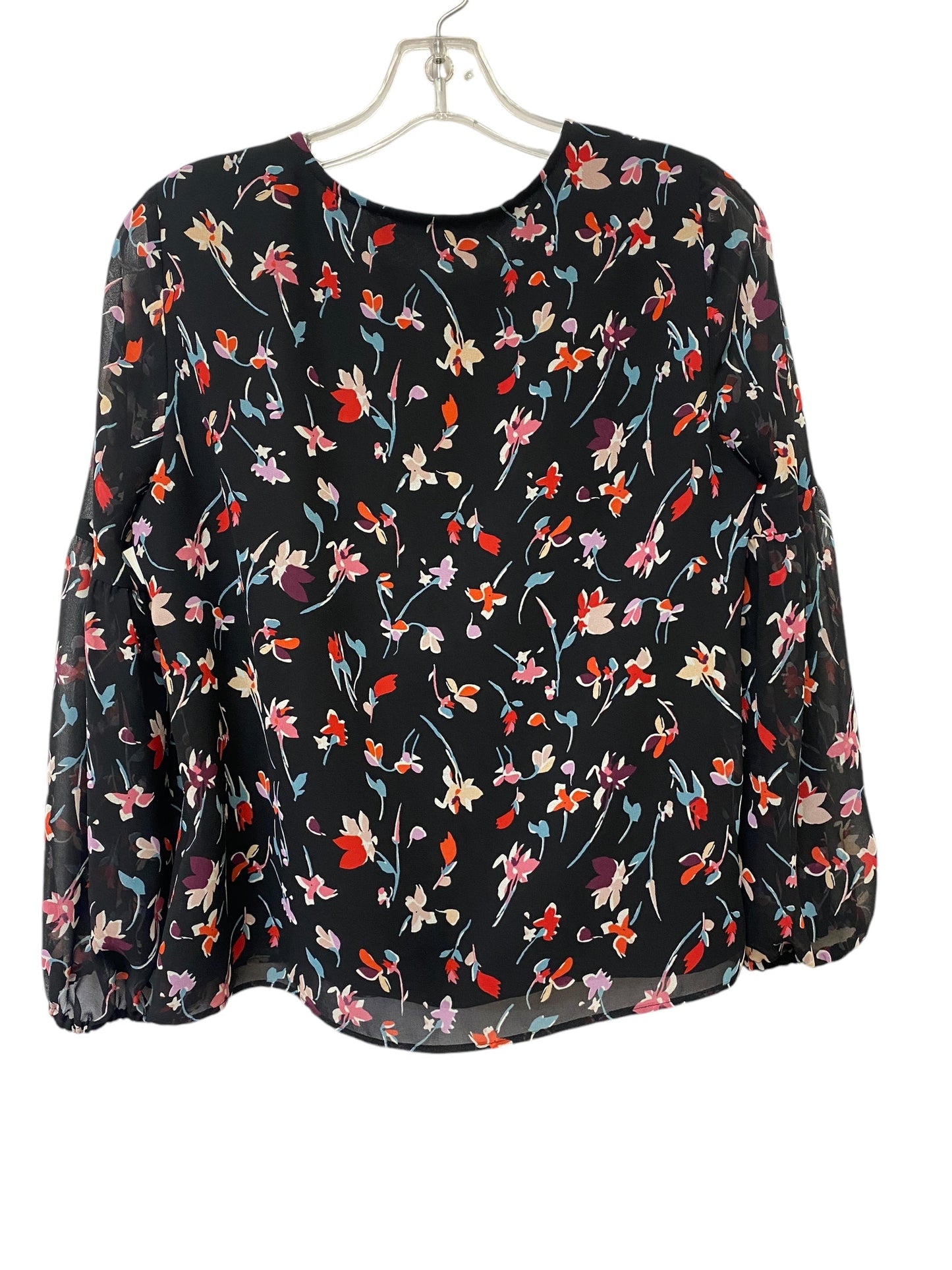 Top Long Sleeve By Madewell In Floral Print, Size: S