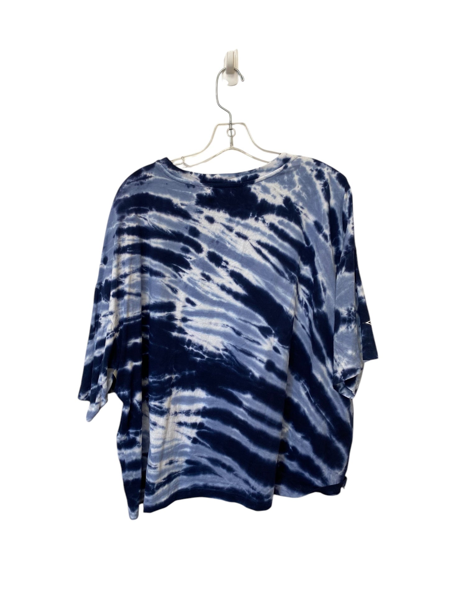 Top Short Sleeve By Clothes Mentor In Blue, Size: 2x