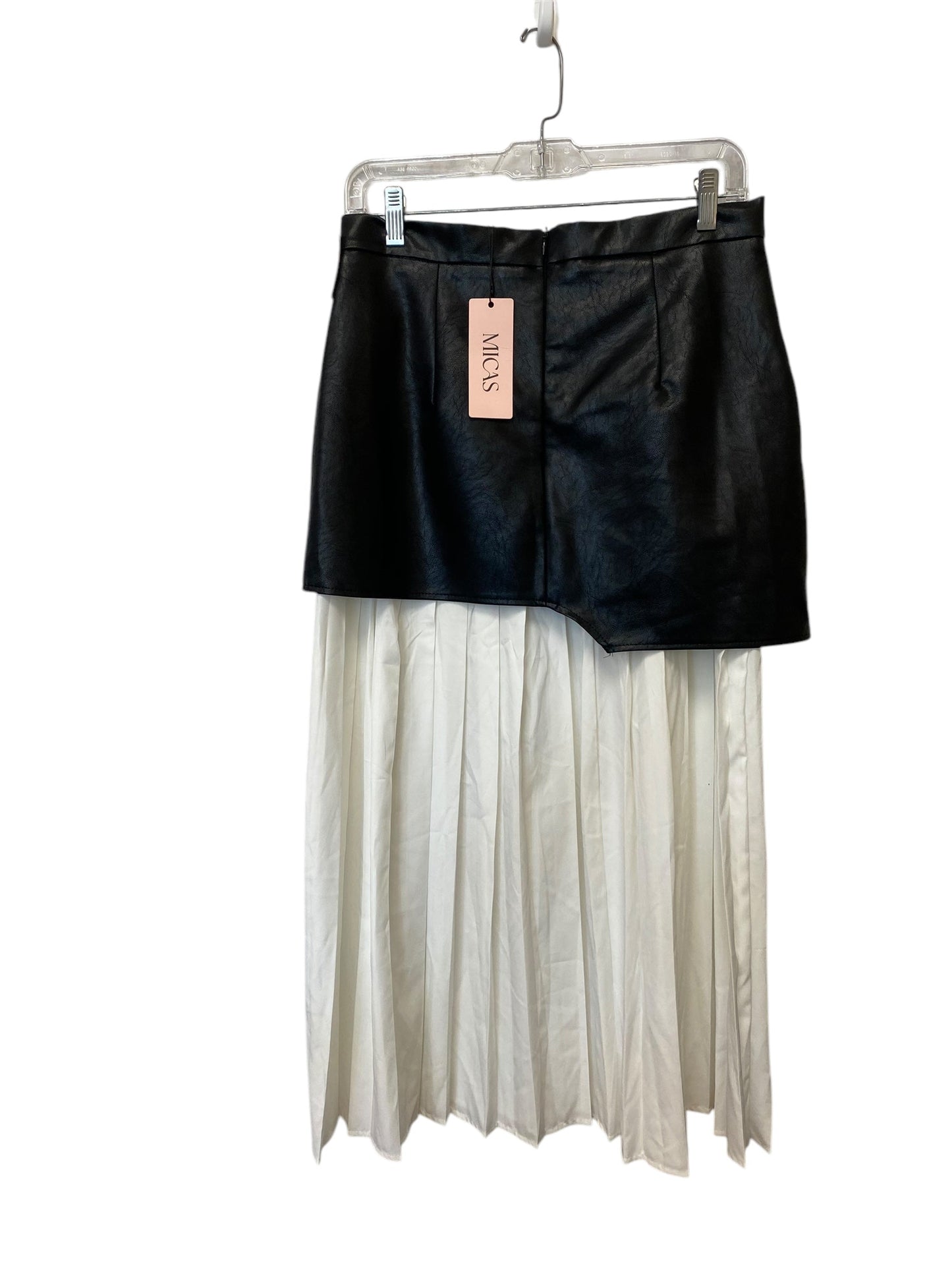 Skirt Maxi By Clothes Mentor In Black & Cream, Size: M