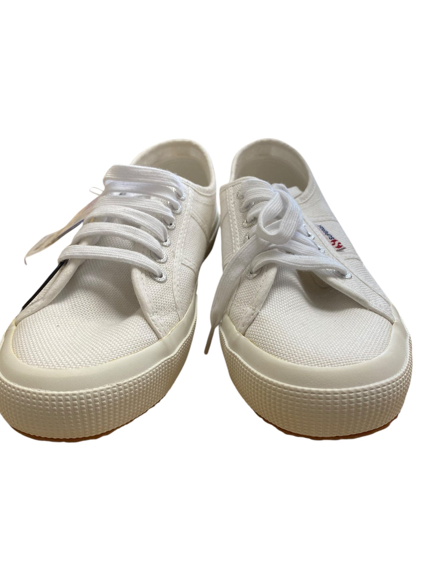 Shoes Sneakers By Superga In White, Size: 9