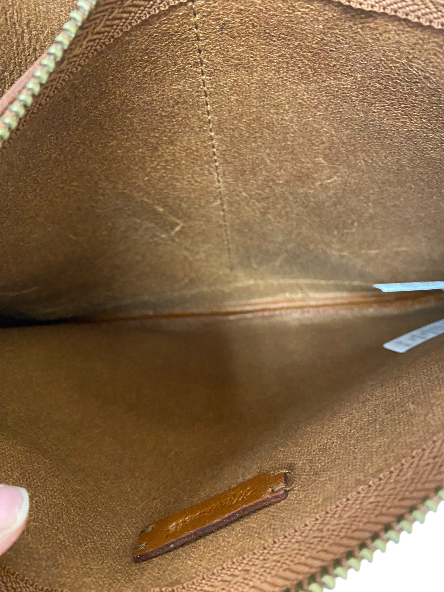 Handbag Leather By Madewell, Size: Small