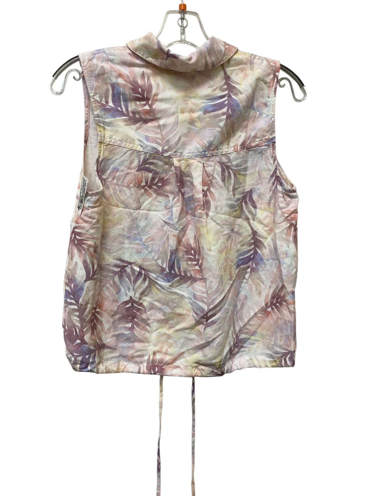 Top Sleeveless By Cloth & Stone In Floral Print, Size: Xs