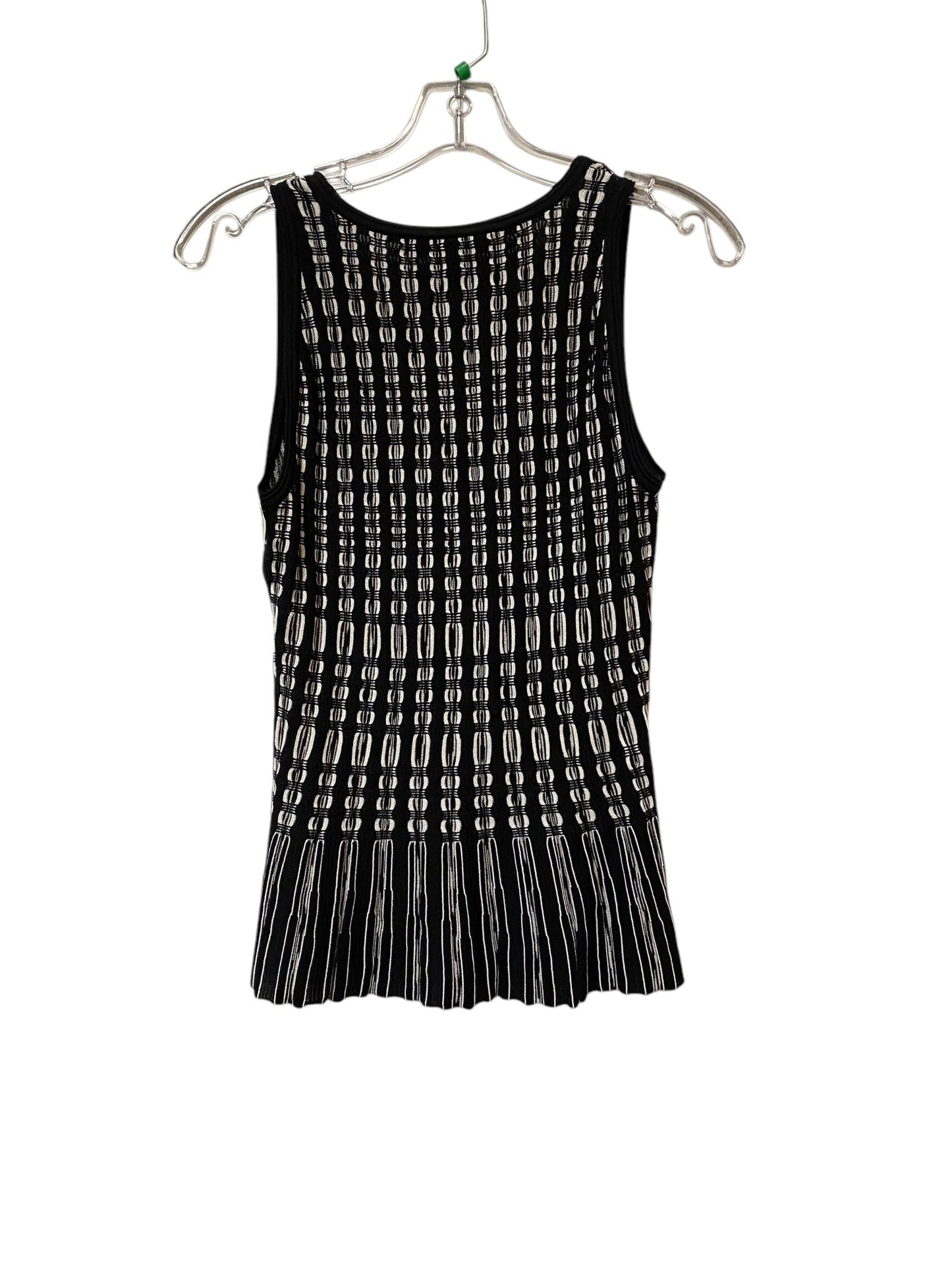 Top Sleeveless By White House Black Market In Black & White, Size: Xs