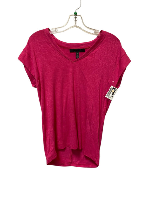 Top Short Sleeve By White House Black Market In Pink, Size: Xxs