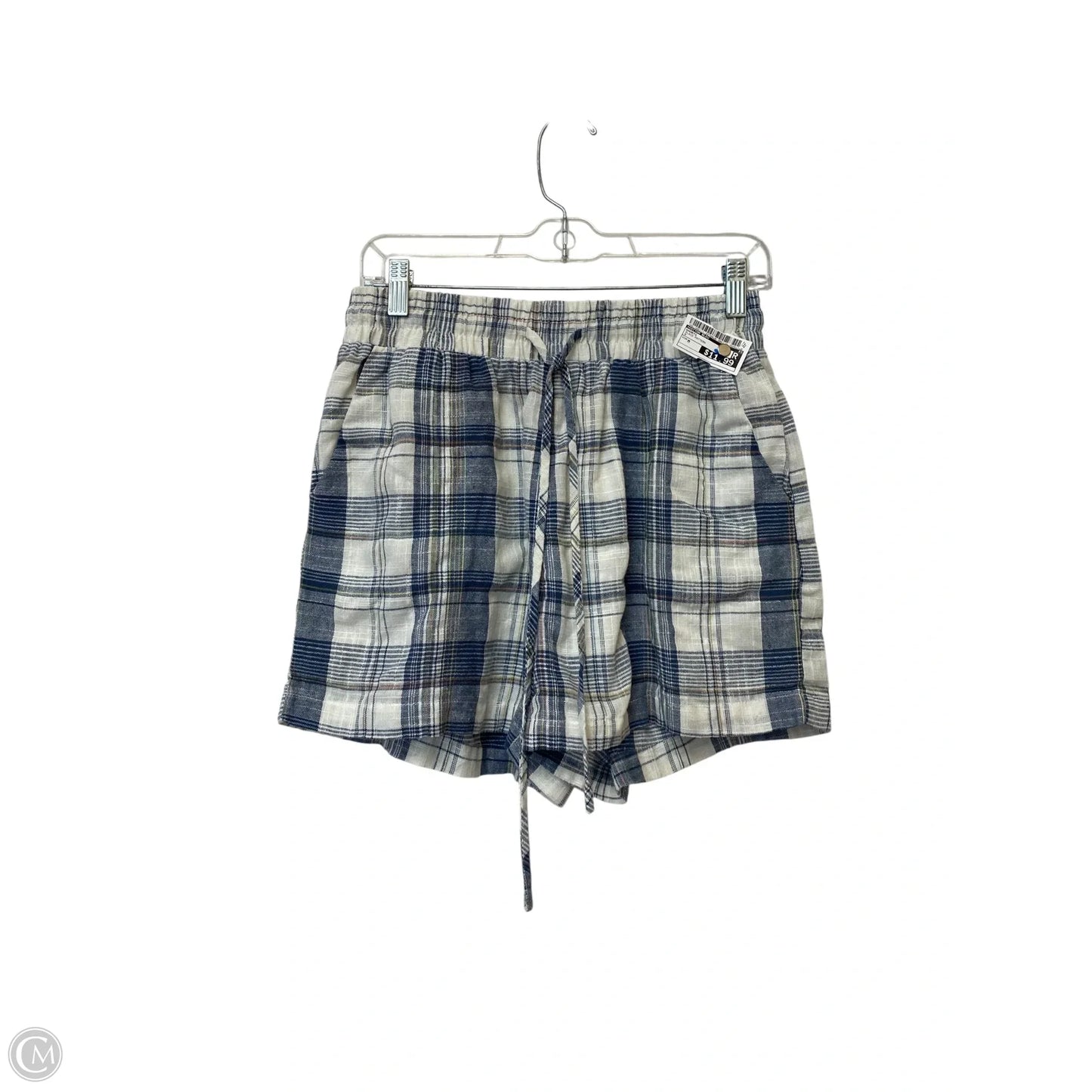 Shorts By Cotton Bleu In Plaid Pattern, Size: M