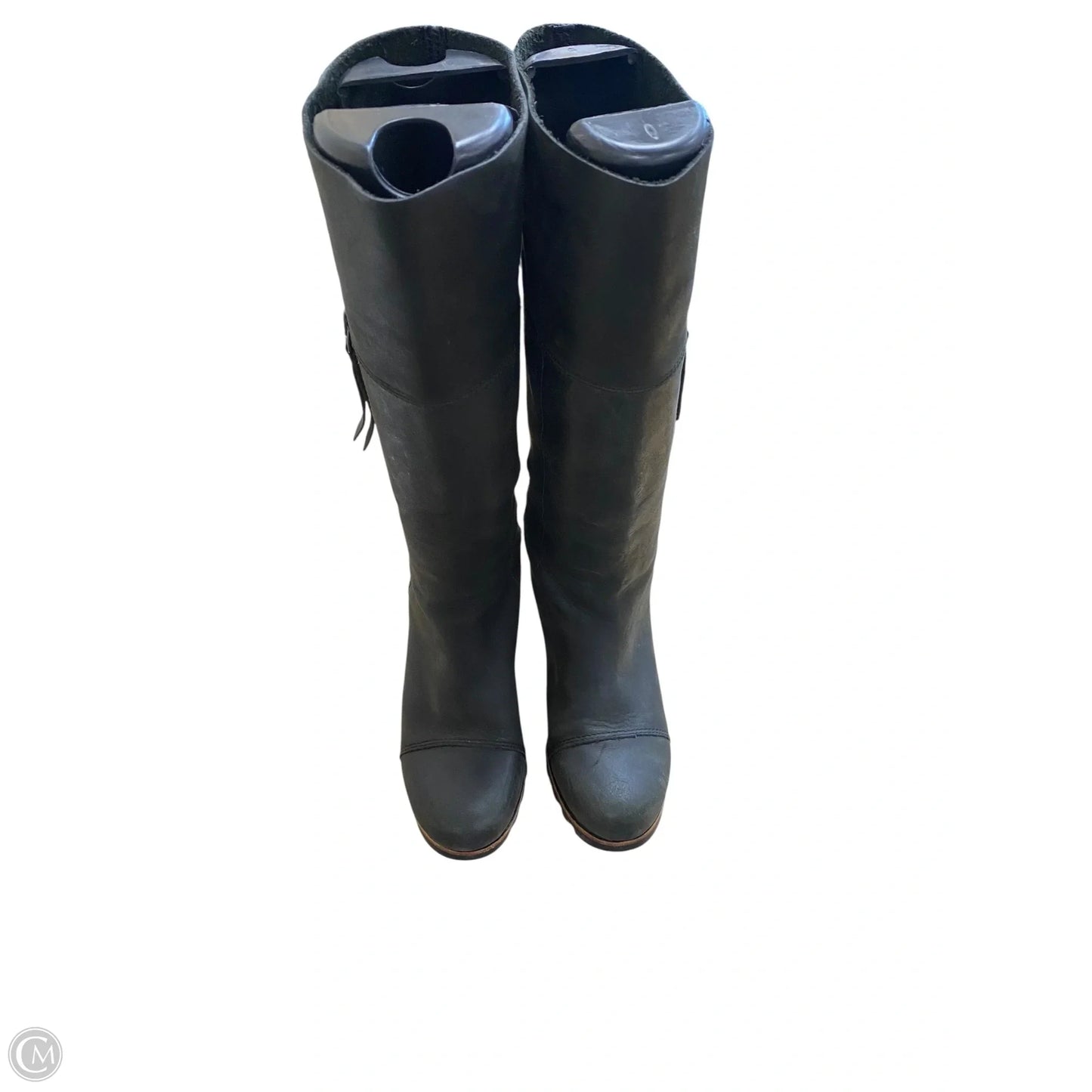 Boots Knee Heels By Sorel In Black, Size: 6