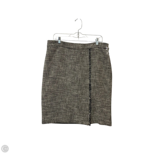 Skirt Mini & Short By Calvin Klein In Black & Cream, Size: 14